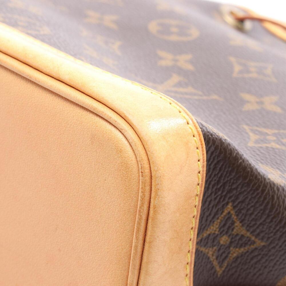 LOUIS VUITTON Authentic Brown Monogram Leather Noe Bag - Picture 11 of 11